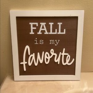 Brown and White Fall Wall Art bullseyes playground